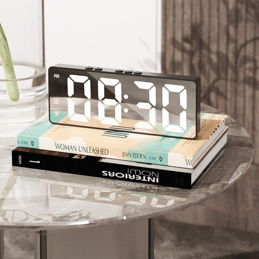 LED Mirror Table Digital Clock