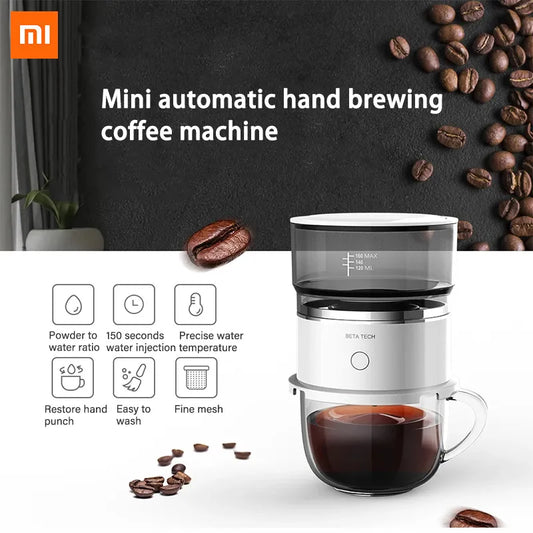 آلة صغيرة لتحضير القهوة من شاومي بواسطة الضغط اليدوي