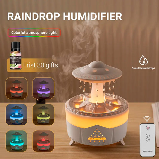 Rain Cloud Humidifier Raindrop Mushroom Humidifier