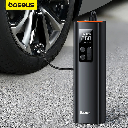 Baseus Mini Car Air Compressor - Portable and Perfect for Emergencies