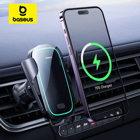 Baseus Automatic Alignment Car Phone Holder Wireless Charger