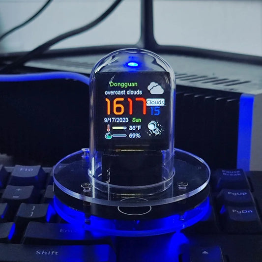 تسوق افضل ساعة رقمية واي فاي  ذات تصميم نيكسي الانبوبي 