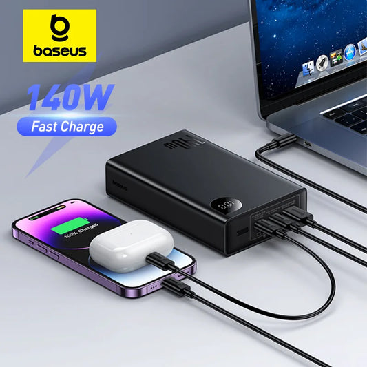 Power Up Anywhere with Baseus 140W Fast Charging Power Bank