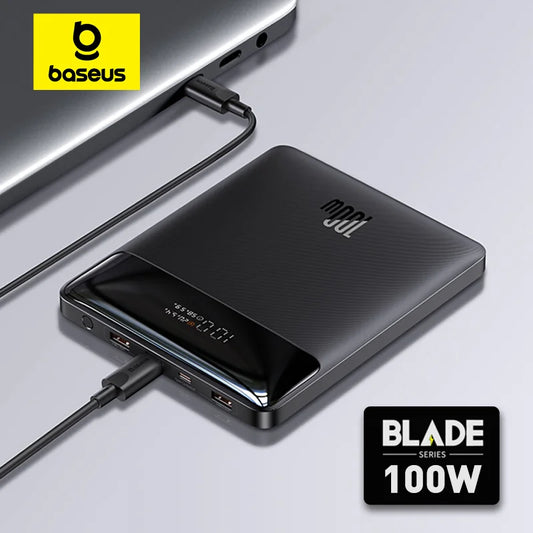 Baseus 100W Power Bank - Fast Charging for Laptops & Devices